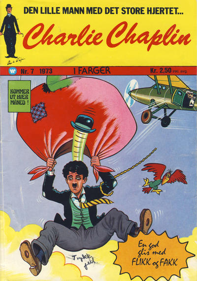 Cover for Charlie Chaplin (Illustrerte Klassikere / Williams Forlag, 1973 series) #7/1973