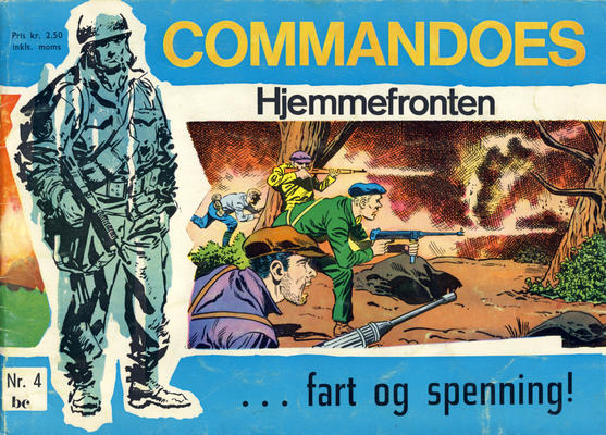 Cover for Commandoes (Fredhøis forlag, 1973 series) #4