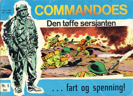 Cover for Commandoes (Fredhøis forlag, 1973 series) #6