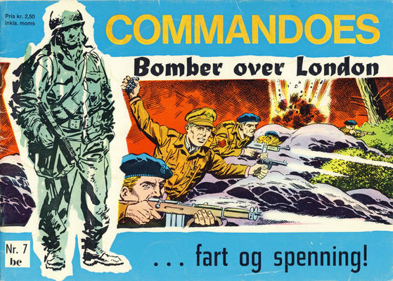Cover for Commandoes (Fredhøis forlag, 1973 series) #7