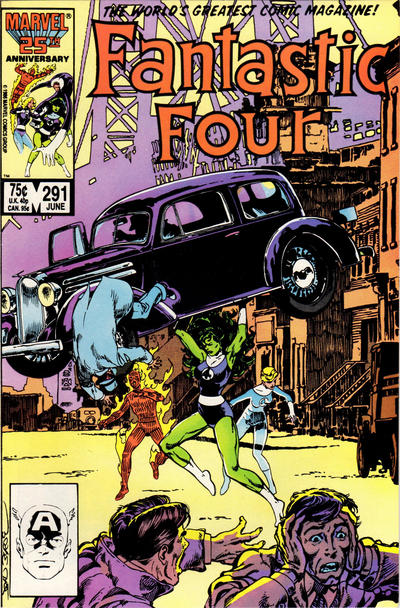 Cover for Fantastic Four (Marvel, 1961 series) #291 [Direct]