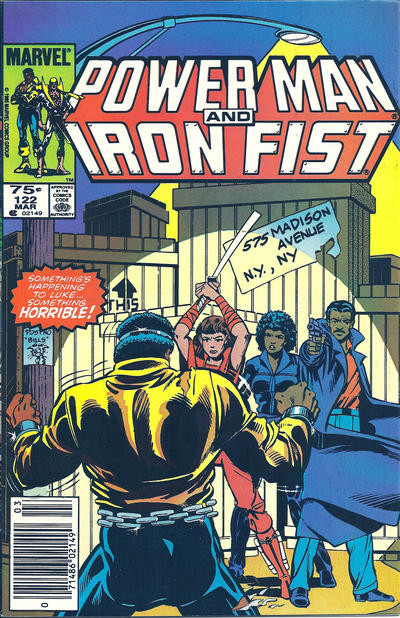 Cover for Power Man and Iron Fist (Marvel, 1981 series) #122 [Newsstand]