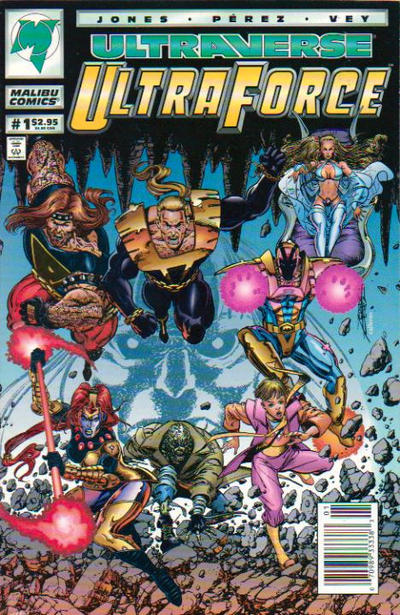 Cover for UltraForce (Malibu, 1994 series) #1 [Newsstand]