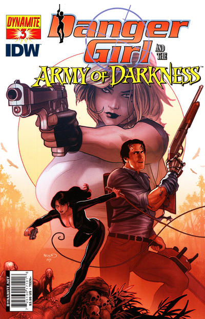 Cover for Danger Girl and the Army of Darkness (Dynamite Entertainment, 2011 series) #3 [Paul Renaud Cover]