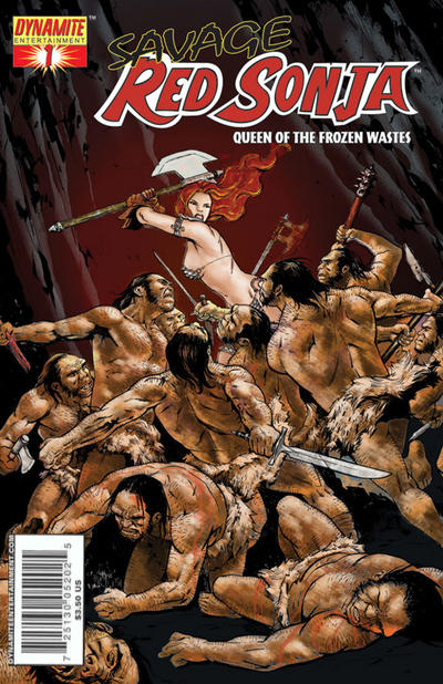 Cover for Savage Red Sonja: Queen of the Frozen Wastes (Dynamite Entertainment, 2006 series) #1 [Cover C - Homs]