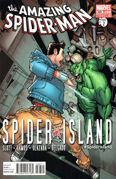 Cover for The Amazing Spider-Man (Marvel, 1999 series) #668 [2nd Printing Variant Cover]