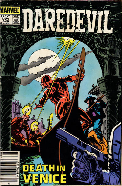 Cover for Daredevil (Marvel, 1964 series) #221 [Newsstand]