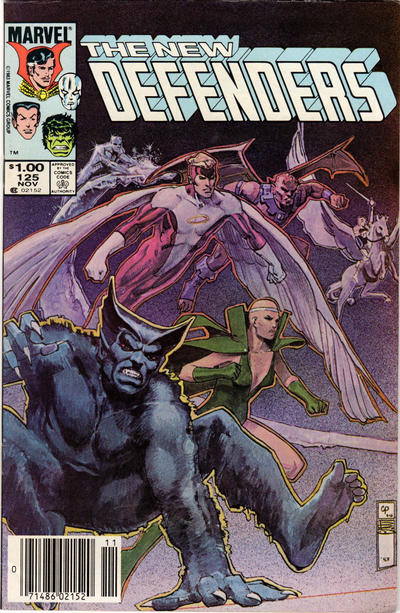 Cover for The Defenders (Marvel, 1972 series) #125 [Newsstand]