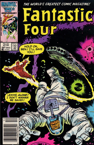 Cover for Fantastic Four (Marvel, 1961 series) #297 [Newsstand]