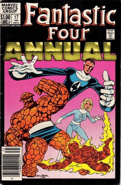 Cover for Fantastic Four Annual (Marvel, 1963 series) #17 [Newsstand]