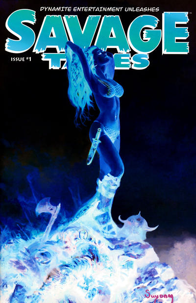Cover for Savage Tales (Dynamite Entertainment, 2007 series) #1 [Incentive I - Negative Art]