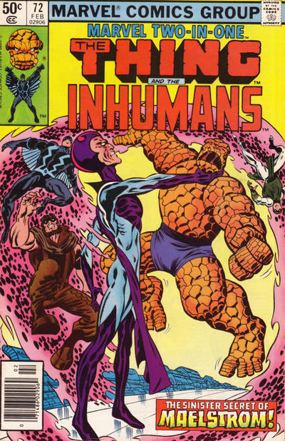 Cover for Marvel Two-in-One (Marvel, 1974 series) #72 [Newsstand]