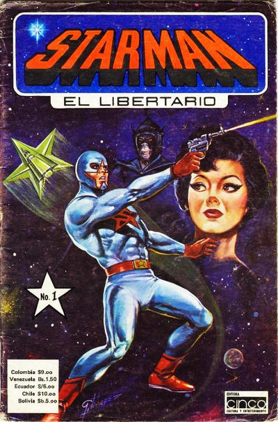 Cover for Starman El Libertario (Editora Cinco, 1970 ? series) #1