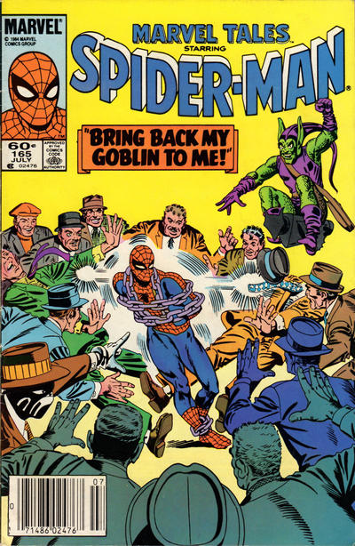 Cover for Marvel Tales (Marvel, 1966 series) #165 [Newsstand]