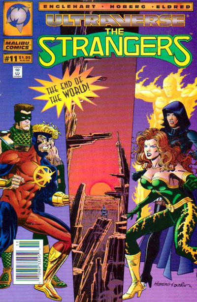 Cover for The Strangers (Malibu, 1993 series) #11 [Newsstand]
