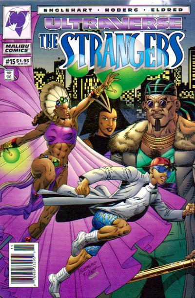 Cover for The Strangers (Malibu, 1993 series) #15 [Newsstand]