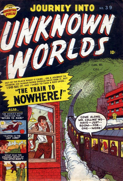 Cover for Journey into Unknown Worlds (Bell Features, 1950 series) #39