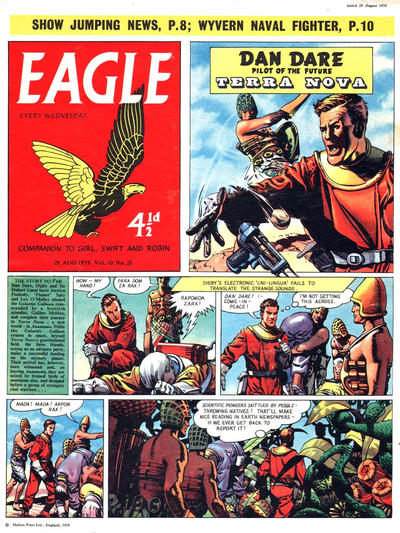 Cover for Eagle (Longacre Press, 1959 series) #v10#28