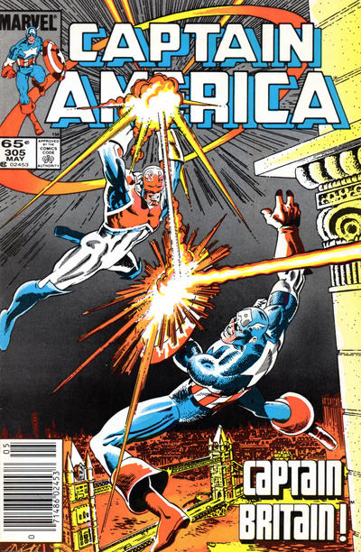 Cover for Captain America (Marvel, 1968 series) #305 [Newsstand]
