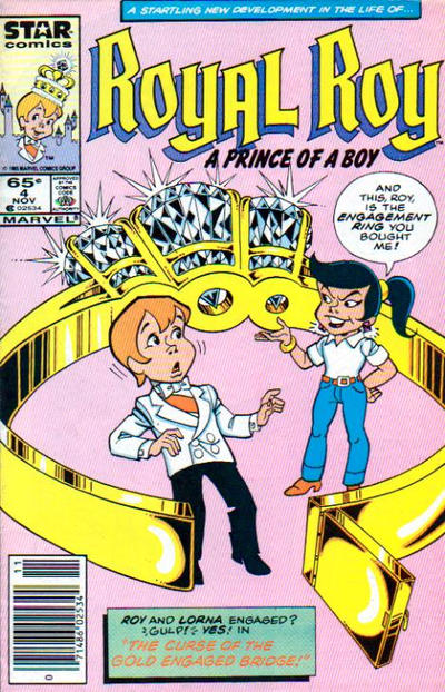 Cover for Royal Roy (Marvel, 1985 series) #4 [Newsstand]