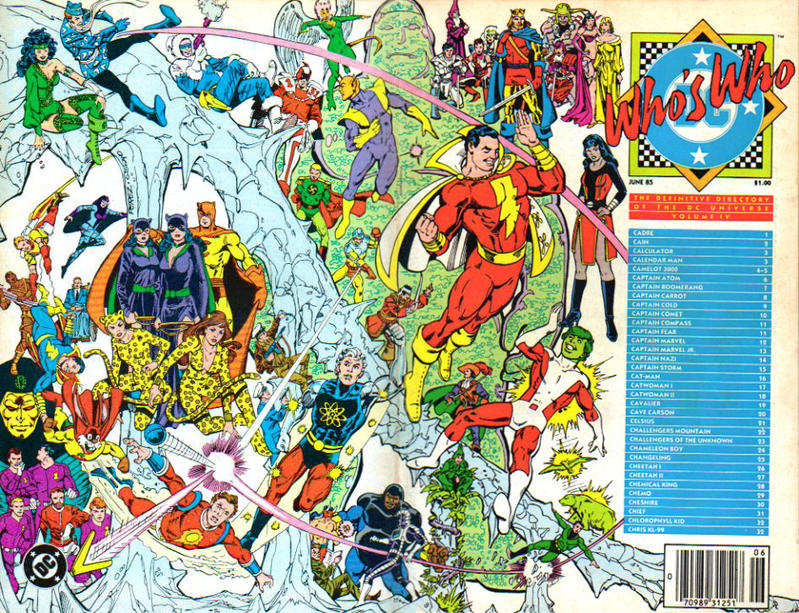 Cover for Who's Who: The Definitive Directory of the DC Universe (DC, 1985 series) #4 [Newsstand]