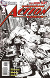 Cover for Action Comics (DC, 2011 series) #1 [Rags Morales Black & White Cover]