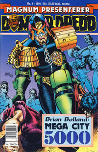 Cover Thumbnail for Dommer Dredd (Bladkompaniet / Schibsted, 1991 series) #4/1991