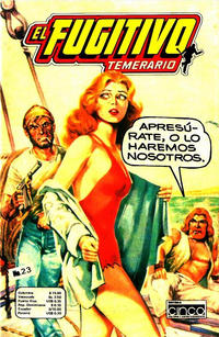 Cover Thumbnail for El Fugitivo Temerario (Editora Cinco, 1983 ? series) #23