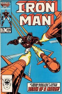 Cover for Iron Man (Marvel, 1968 series) #208 [Direct]