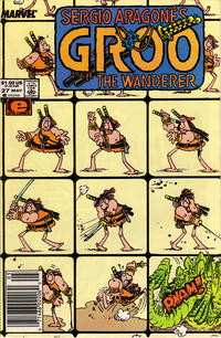 Cover Thumbnail for Sergio Aragonés Groo the Wanderer (Marvel, 1985 series) #27 [Newsstand]