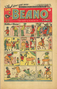 Cover Thumbnail for The Beano Comic (D.C. Thomson, 1938 series) #409