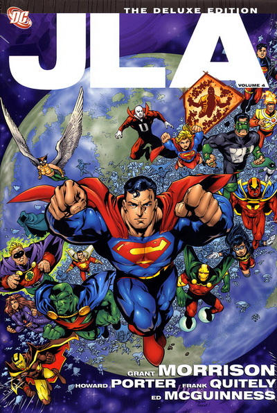 Cover for JLA: The Deluxe Edition (DC, 2008 series) #4
