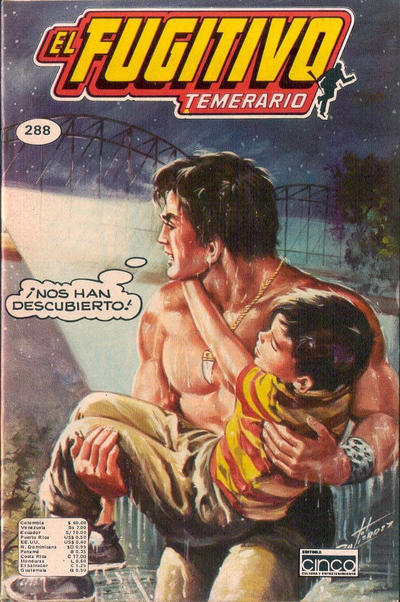 Cover for El Fugitivo Temerario (Editora Cinco, 1983 ? series) #288