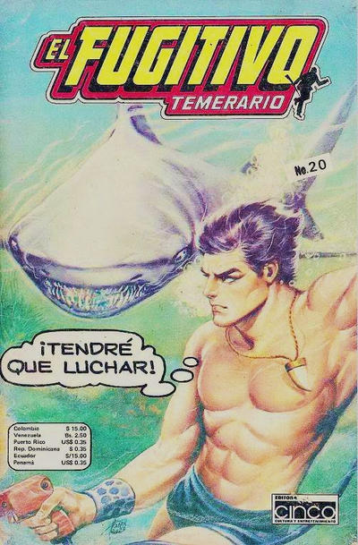 Cover for El Fugitivo Temerario (Editora Cinco, 1983 ? series) #20