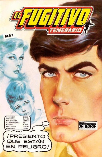 Cover for El Fugitivo Temerario (Editora Cinco, 1983 ? series) #51