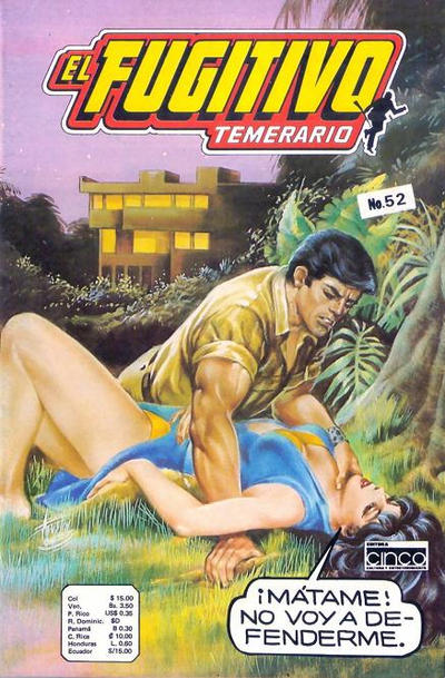 Cover for El Fugitivo Temerario (Editora Cinco, 1983 ? series) #52