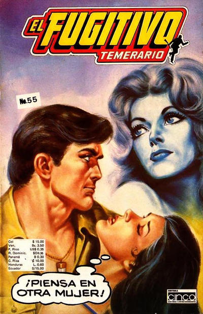 Cover for El Fugitivo Temerario (Editora Cinco, 1983 ? series) #55