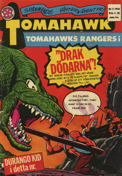Cover for Tomahawk (Centerförlaget, 1951 series) #3/1966