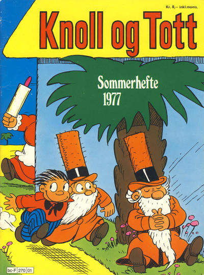 Cover for Knoll og Tott [Knold og Tot] (Hjemmet / Egmont, 1911 series) #sommer 1977