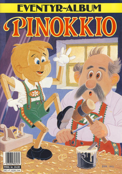 Cover for Eventyr-album (Bladkompaniet / Schibsted, 1991 series) #4 - Pinokkio