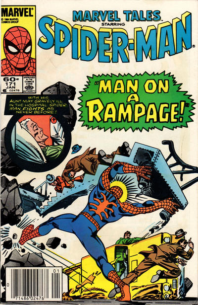 Cover for Marvel Tales (Marvel, 1966 series) #171 [Newsstand]
