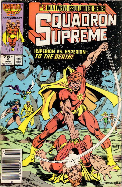 Cover for Squadron Supreme (Marvel, 1985 series) #8 [Newsstand]