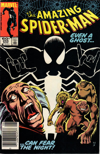 Cover for The Amazing Spider-Man (Marvel, 1963 series) #255 [Newsstand]