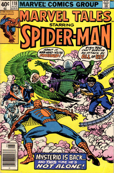 Cover for Marvel Tales (Marvel, 1966 series) #118 [Newsstand]