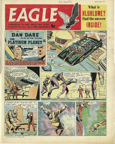 Cover for Eagle (Longacre Press, 1959 series) #v12#34