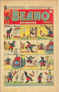 Cover Thumbnail for The Beano Comic (D.C. Thomson, 1938 series) #362