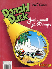 Cover for Donald Duck album (Hjemmet / Egmont, 1985 series) #[6] - Jorden rundt på 80 dager [Reutsendelse bc-F 147 34]