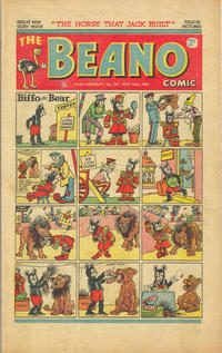 Cover Thumbnail for The Beano Comic (D.C. Thomson, 1938 series) #382