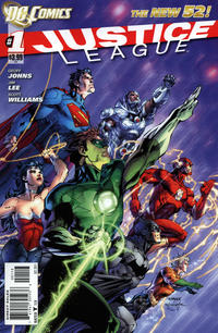 Cover Thumbnail for Justice League (DC, 2011 series) #1 [Third Printing]