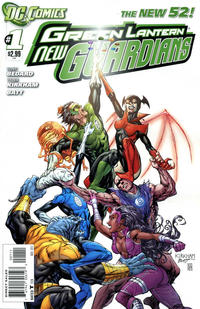 Cover Thumbnail for Green Lantern: New Guardians (DC, 2011 series) #1 [Direct Sales]